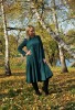 Smaragdo spalvos suknelė " Lėja"